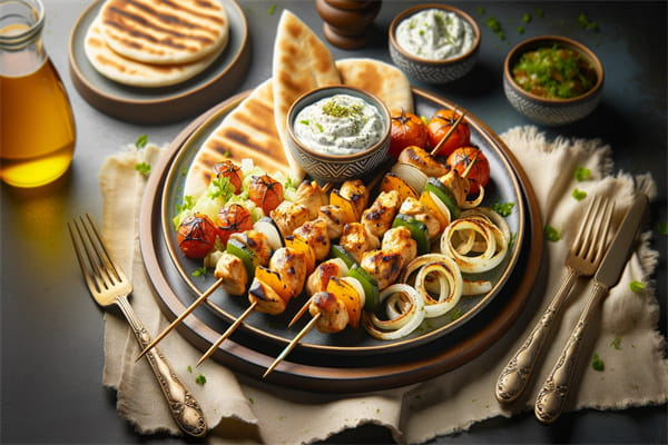 Air Fryer Chicken Souvlaki